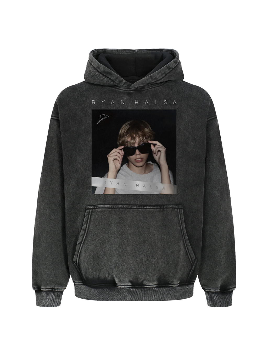 Retro Washed Fleece Hoodie